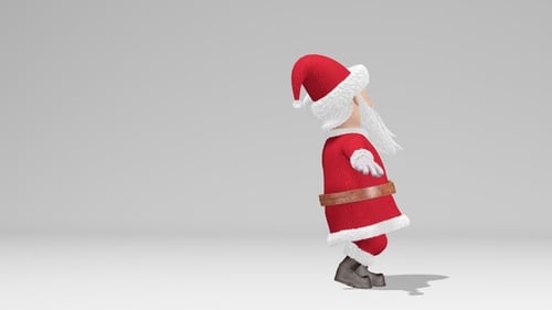 Happy 3D Animated Santa Claus Dancing for Christmas Celebrations