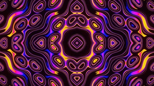 Abstract Overflows of Neon Pattern