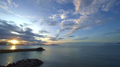 CS - Timelapse of Sunset at Sea