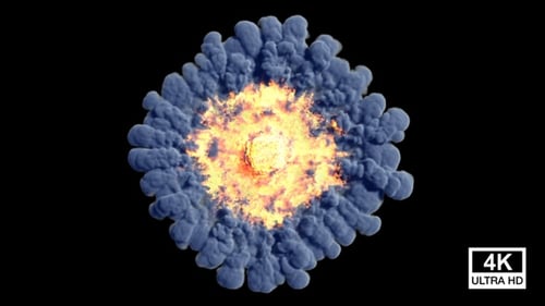 Realistic Fire and Smoke Burst Reveal