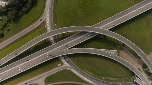 Aerial Highway Traffic