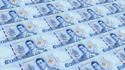 Thailand Money / 50 Thai Baht 4K