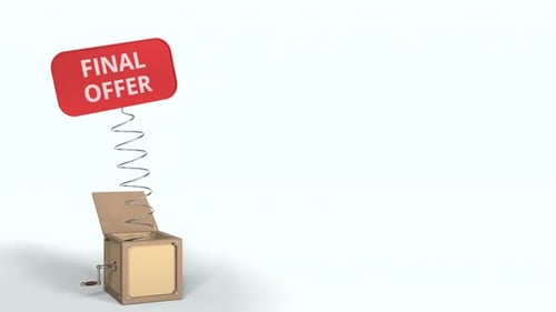 Final Offer Message Jack-in-the-Box Pop-Up Animation