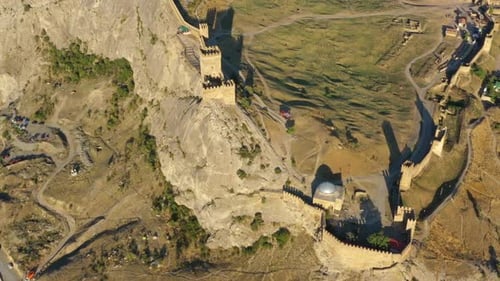 Ancient Genoese Fortress in Sudak Crimea