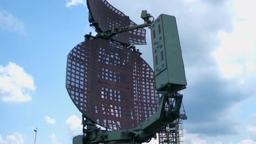 Old Military Radar Station at Openair Exhibition