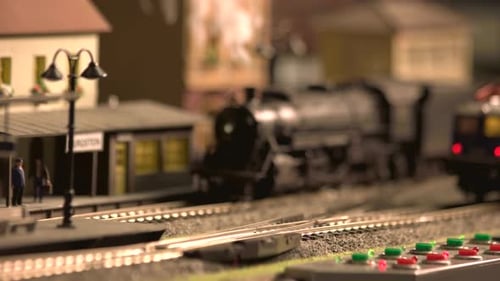 Mini Train Station Modelling.