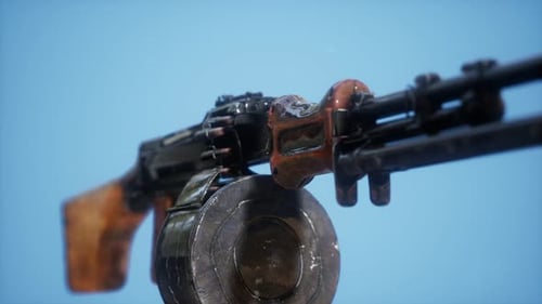 sowjetisches Maschinengewehr. Waffen der Armee der UdSSR