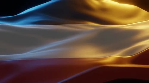 Elegant Waving Fabric Background Loop with Dynamic Lighting