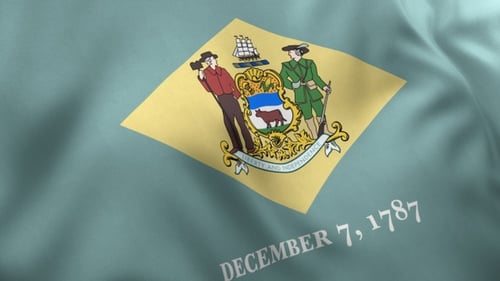 Flagge des Bundesstaates Delaware