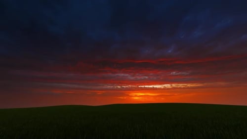 Sonnenuntergang im Querformat Full HD 2