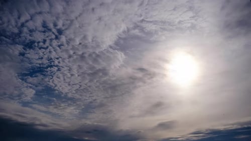 Dramatic Clouds Time-Lapse Sky and Sun