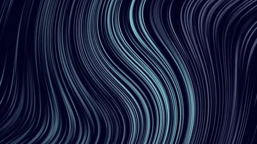 Dynamic Flowing Blue Lines Abstract Background Animation