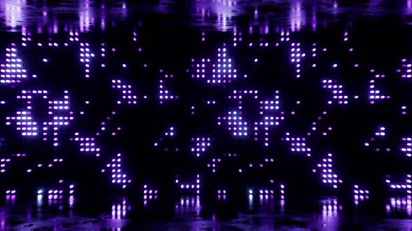 Blinking Led Wall VJ loop, Backgrounds Motion Graphics ft. vj loops ...