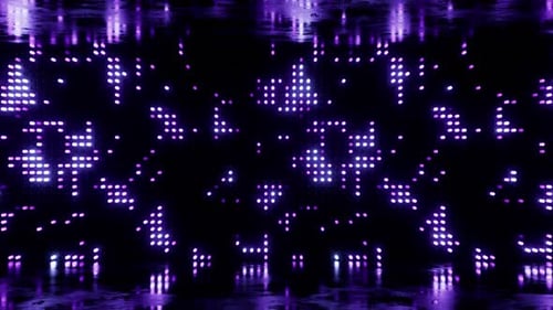 Blinking Led Wall VJ loop