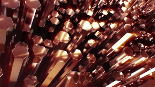 Metal Hexagon Panning 02