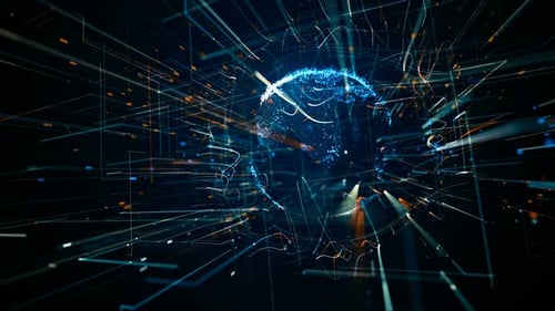 Informationsnetzwerke der digitalen Welt, digitales Zeitalter, globale Konnektivität