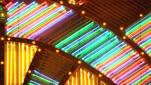 Neonschild-Lichter
