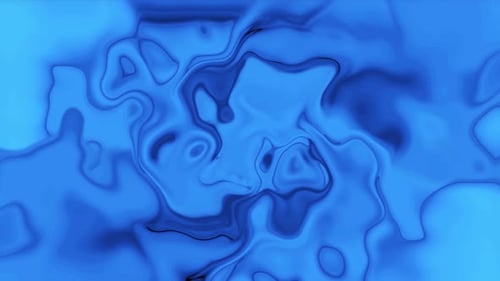 Fluid Blue Abstract Wavy Motion Background