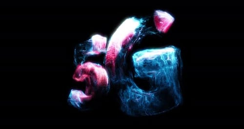 Conceito de negócio sem fio móvel de Internet de rede 5G abstrato