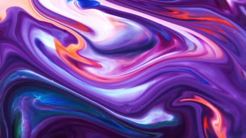 Colorful Abstract Swirling Paint Background