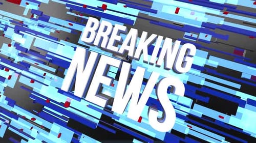 Breaking News Transition With Alpha Channel