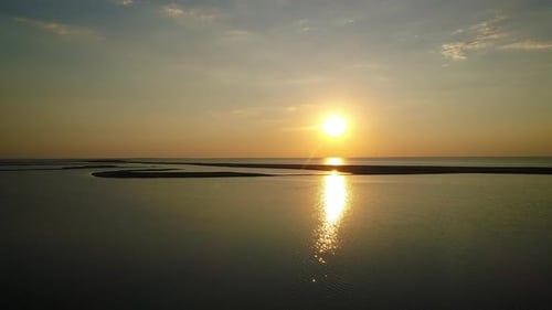 Unusual Islands on a Beautiful Lake
