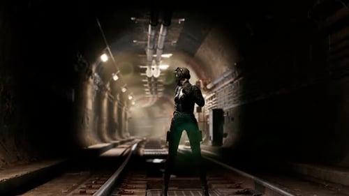 Unterirdischer Bunker aus dem kalten Krieg