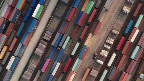 Containers and seaport
