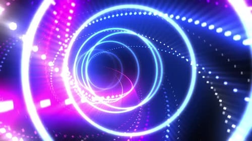 Neon Light VJ Loop 4K 03