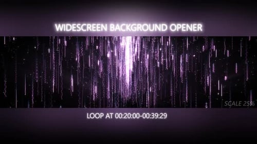 Futuristic Purple Light Streaks Falling Background