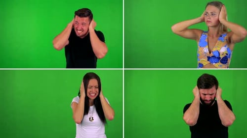 Compilation (Montage) - People Are Afraid (Cover Their Ears) - Green Screen