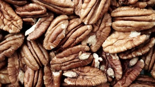 Pecan Nuts As Food Background