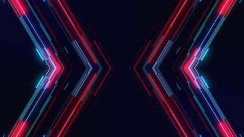 Abstract colorful Glowing Arrows Background