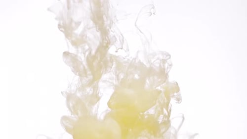 Wirbel aus cremegelber Farbe