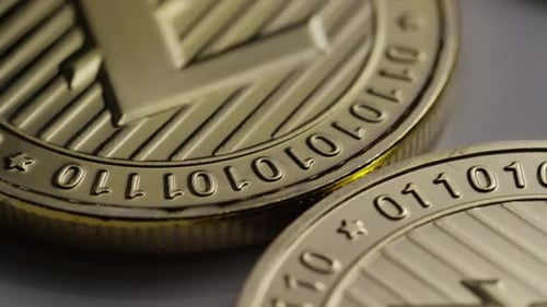 Plan rotatif de Litecoin Bitcoins (cryptomonnaie numérique) - BITCOIN LITECOIN 0037