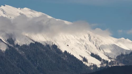 Clouds in the Mountains Timelapse