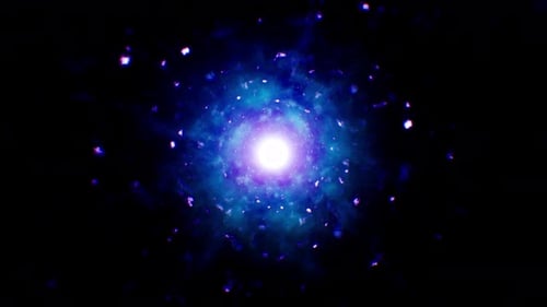 Glittering Plasma Neon Energy Loop 4K