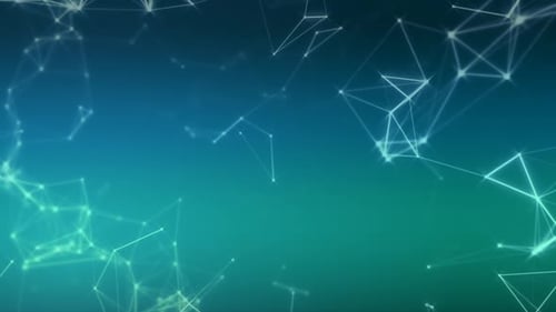 Network of connections floating