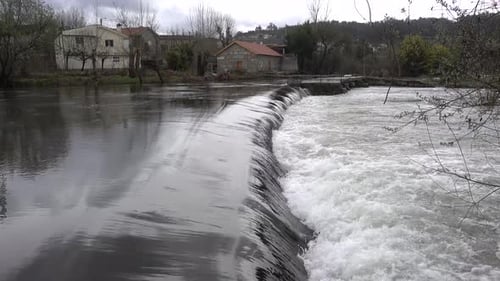 River in Rural Landscape