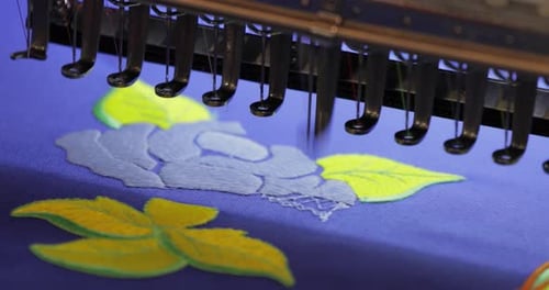 Automatische Industrienähmaschine für Stich nach digitalem Muster