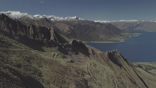Panorama aérien des Alpes du Sud