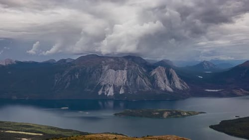 Time Lapse, Aerial View Canadian Nature