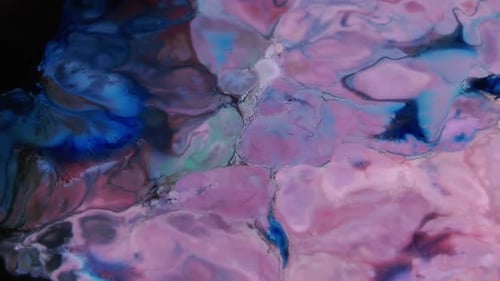 Abstract Fluid Background With Swirling Colors