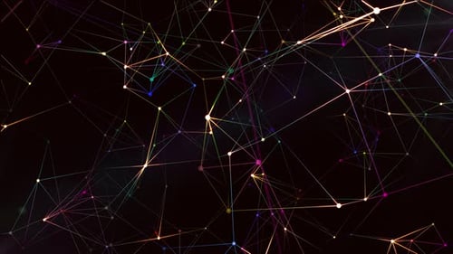 Abstract Plexus Network Connection Technology Background