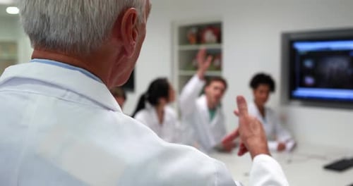 Doctors Participating in a Medical Conference