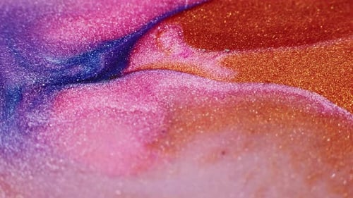Color Glitter Background Ink Milk Blend Gradient