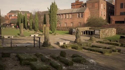 Chester Roman Gardens in Chester, Cheshire, UK