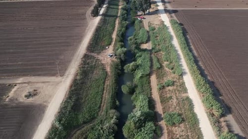 Rio Jordão incrível disparado no rio Jordão, tiro de drone infinito no rio Jordão