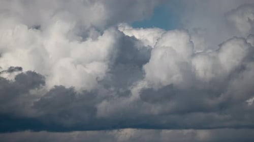 Moving clouds timelapse