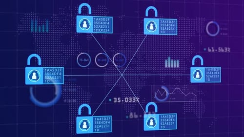 Block-Chain-Konzept.